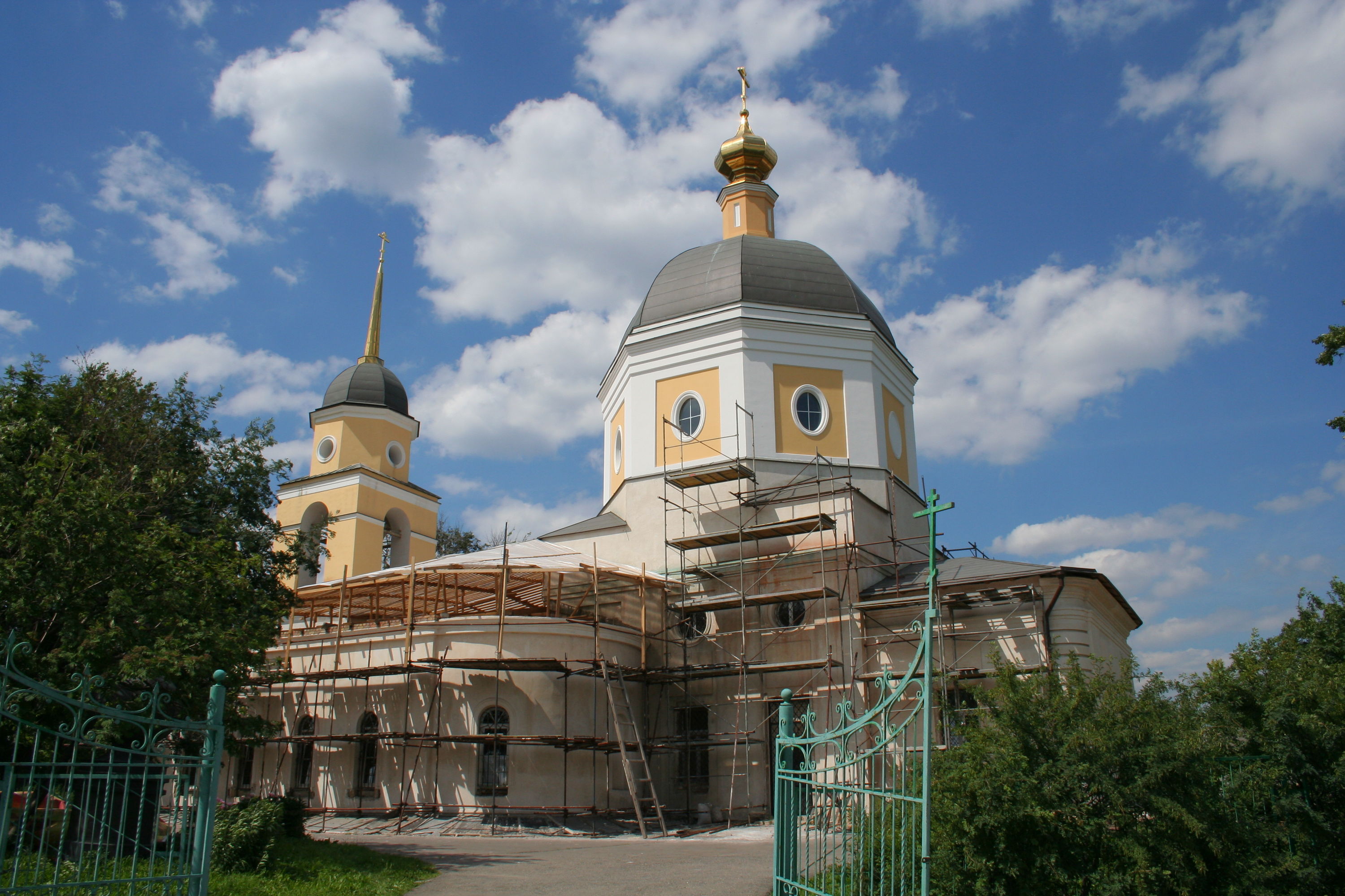 Храм Черкизово в процессе
